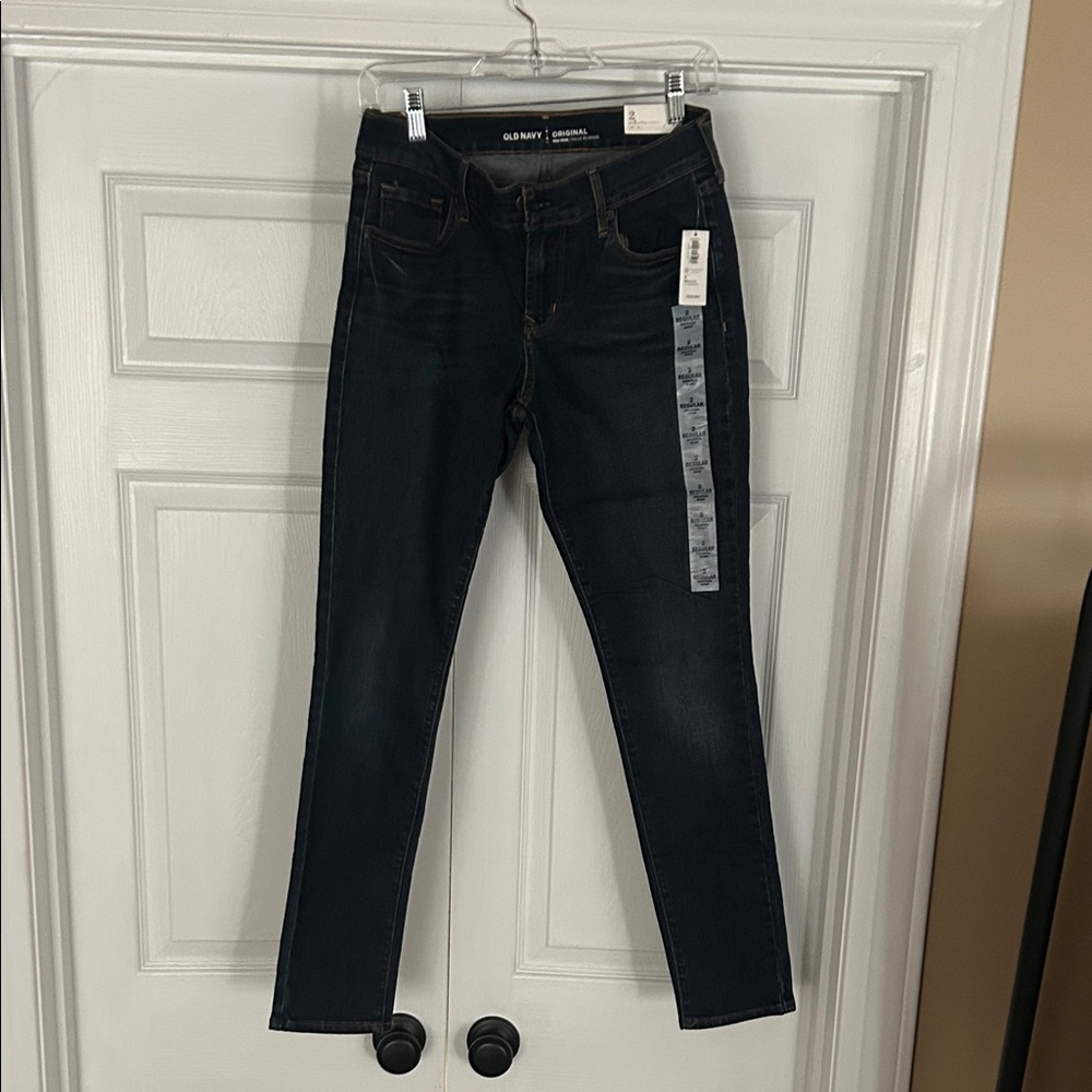 Old Navy Women's Dark Blue Skinny Jeans